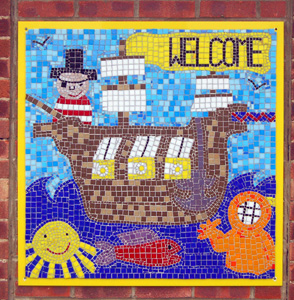 Ridgmont Lower School mural December 2010